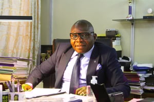 Hervé Ghislain Kogboma-Yogo est le directeur général de BGFI Bank Centrafrique, qui affiche, sous sa direction, une rentabilité en progression constante. © Pacôme Pabandji
