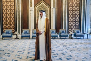 L’émir du Qatar, Tamim Ben Hamad Al Thani. © Jacquelyn Martin / POOL / AFP