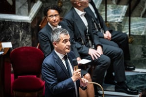 Gérald Darmanin, ministre de l’Intérieur, à l’Assemblée nationale, le 26 septembre 2023. © Xose Bouzas/Hans Lucas/AFP
