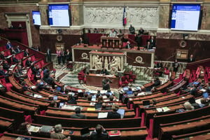 L’Assemblée nationale française a rejeté la proposition de résolution déposée par le groupe Les Républicains par 151 voix contre 114. © Quentin De Groeve / Hans Lucas via AFP