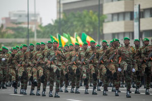 Défilé militaire et paramilitaire du 1er août 2023 à Cotonou, Bénin © Présidence du Bénin