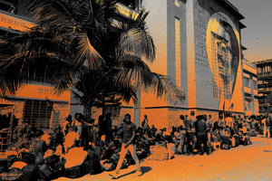 L’université Cheikh-Anta-Diop (Ucad), à Dakar. © Montage JA; Sylvain Cherkaoui pour JA