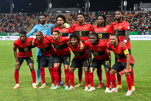 L’équipe d’Angola lors de la Coupe d’Afrique des nations © Issouf SANOGO / AFP