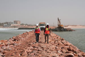Port de Ndayane, au Sénégal, le 26 janvier 2024. © Théo du Couëdic