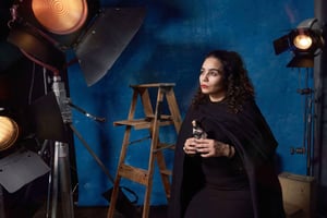 La réalisatrice marocaine Asmae El Moudir, au festival du film de Sundance (États-Unis), en janvier 2024. © Presley Ann Photo/Shutterstock f/SIPA