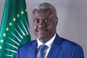 Le président de la commission de l’UA, Moussa Faki Mahamat. © African Union Commission
