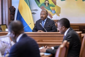 L’un des derniers conseils des ministres présidés par Ali Bongo Ondimba à Libreville, le 12 juillet 2023. © Présidence de la République gabonaise