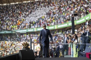 Le président rwandais Paul Kagame, lors des célébrations des 30 ans de la libération, le 4 juillet 2024. © FLICKR PAUL KAGAME
