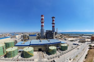 Alger fournit 600 MW d’électricité à la Tunisie depuis novembre 2022, via un mécanisme d’interconnexion entre les deux pays. (Ici, la nouvelle centrale électrique de Radès, en Tunisie, image d’illustration). © DR