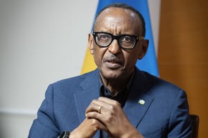 Paul Kagame, le 14 mars 2024. © Vincent Fournier pour JA