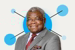 Richard Lowe, co-créateur et dirigeant de la compagnie d’assurance panafricaine Activa. © Montage JA
