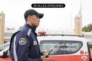 Au Maroc, la Direction générale de la sûreté nationale (DGSN) a annoncé l’adoption d’un nouvel uniforme et d’une nouvelle identité visuelle pour les différents véhicules des unités de la police touristique à partir du jeudi 17 août 2023 © DGSN