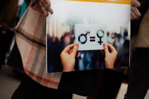 Manifestation pour la journée internationale de lutte pour les droits des femmes à Rabat © Milla Morisson / Hans Lucas via AFP