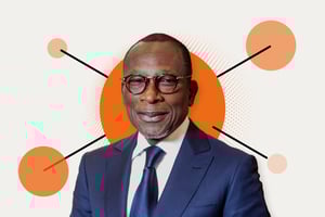 La garde rapprochée du président béninois, Patrice Talon. © Montage JA