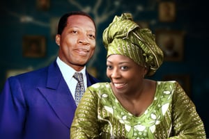 Gilbert et Nicole Kadji, deux des enfants de l’homme d’affaires camerounais Joseph Kadji Defosso.