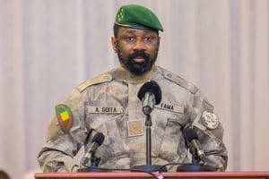 Le président malien, Assimi Goïta, le 25 octobre 2024. © Présidence du Mali