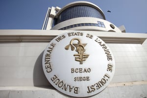 Le siège de la BCEAO se trouve à Dakar, au Sénégal. © Pierre GLEIZES/REA