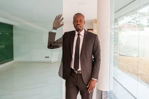 Ousmane Sonko, président du Pastef, à Dakar, en mars 2019. © Youri Lenquette pour JA