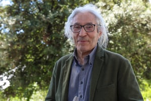 Boualem Sansal participant au Festival du livre de Nice, en juin 2024. © Eric Dervaux / Hans Lucas via AFP