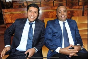 Les élus du PAM Saïd Naciri et Abdenbi Bioui, impliqués dans l’affaire du « Pablo Escobar du Sahara » © DR