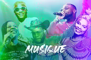 De g. à dr. :
Charlotte Dipanda, Wizkid, Burna Boy, Davido et Angélique Kidjo. © Montage JA; Sadaka Edmond/SIPA; Patrick Fouque; Christie Goodwin/Redferns/Getty Images; Joseph Okpako/Redferns/Getty Images; Taylor Hill/WireImage/Getty Images