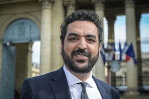 Karim Ben Cheikh, député de la  9e circonscription des Français de l’étranger, à l’Assemblée nationale, le 21 juin 2022. © Isa Harsin / Sipa