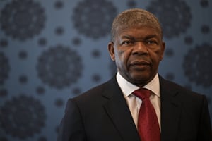 João Lourenço, le chef de l’État angolais, à Luanda, le 25 janvier 2024. © Andrew Caballero-Reynolds/AP/SIPA