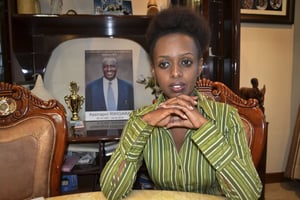 Diane Rwigara avait voulu se présenter à la présidentielle d’août 2017, mais son dossier de candidature avait été rejeté en raison de faux présumés. © AP/SIPA