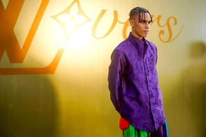 Alexandre Grimaldi Coste le 26 juin à Paris, lors de la Fashion Week, au défilé Louis Vuitton. © alexandregrimaldi_/instagram