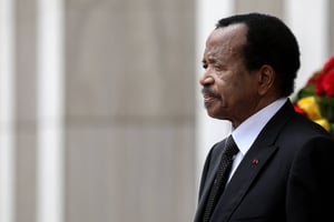 Le président camerounais Paul Biya, le 26 juillet 2022. © STEPHANE LEMOUTON-POOL/SIPA