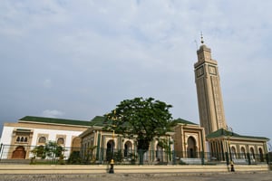 La mosquée Mohammed VI , à Abidjan © CHINE NOUVELLE/SIPA