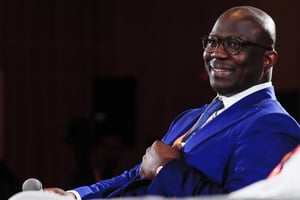 Simon Tiemtoré, président de Vista Group Holding, à Abidjan, en Côte d’Ivoire, en juin 2023. © Franck Emmanuel ELOYE/AFRICA CEO FORUM.