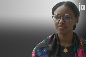 Merem Tahar, militante franco-tchadienne pour la justice climatique. © Jeune Afrique