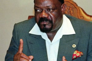 Jonas Savimbi, leader de l’Unita, tué le 22 février 2002 © SASA KRALJ/AP/SIPA