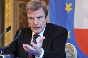 Bernard Kouchner le 22 décembre 2009 à Paris © AFP
