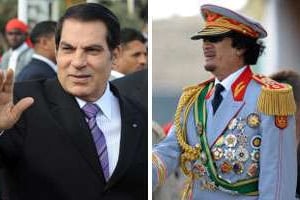 Les relations entre Ben Ali et Kaddafi sont tendues, en dépit d’une harmonie de façade © JA.com