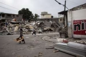 Le 12 janvier, Haïti a été dévasté par un séisme qui a fait quelque 75 000 morts. © AFP