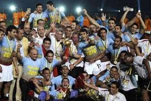 Les Pharaons deviennent la première équipe à remporter trois CAN consécutives © AFP
