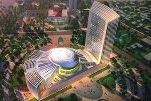 Le futur bâtiment de l’Union africaine, à Addis-Abeba, est construit par des Chinois © DR