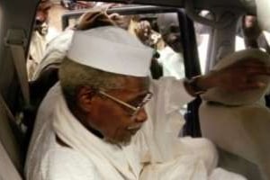 L’ancien président tchadien Hissène Habré, le 25 novembre 2005 à Dakar © AFP