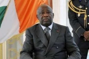 Le président Laurent Gbabo, le 13 janvier à Yamoussoukro © AFP