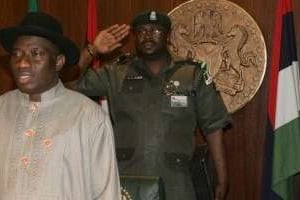 Le président par intérim nigérian Goodluck Jonathan © AFP