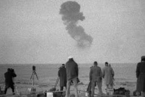 Essais nucléaires français, dans les années 60 près de Reggane dans le sud algérien © AFP