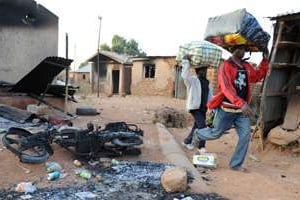Après les violences du mois de janvier, pès de la ville de Jos, dans l’Etat du Plateau © AFP