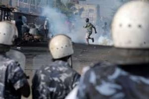 A Lomé des manifestations de l’opposition ont été dispersées le 7 mars © AFP