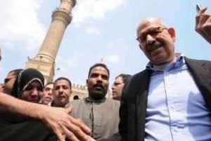 Mohammed el-Baradei a lancé sa campagne présidentielle le 2 avril. © AFP