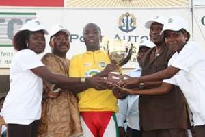 Nouffou Minoungou a remporté le Tour du Togo. © Jean-Claude Abalo