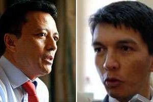 Marc Ravalomanana et Andry Rajoelina. © AFP/MONTAGE JA