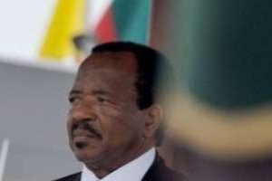 Paul Biya, le président camerounais. © AFP