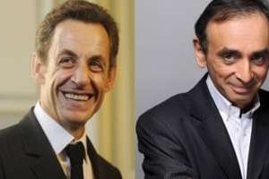 Nicolas Sarkozy et Eric Zemmour ont été récompensés par les Y’a bon Awards 2010. © AFP.